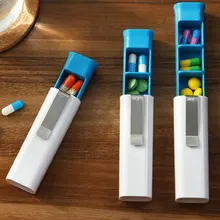 Новая дорожная аварийная коробка, портативная аптечка для первой помощи, 3 решетки, маленький медицинский набор, домашняя мини сумка для хранения лекарств