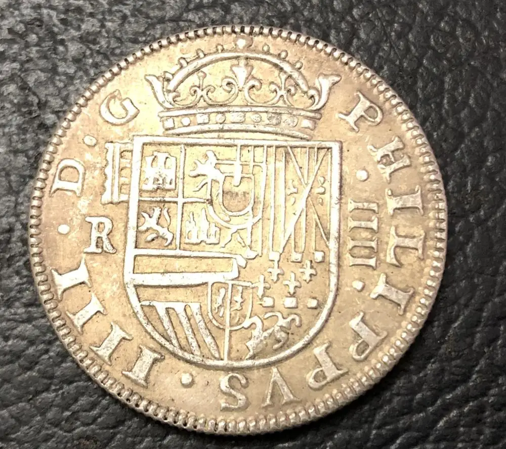 1636(R) 4 Reales-Felipe IV имитация монеты