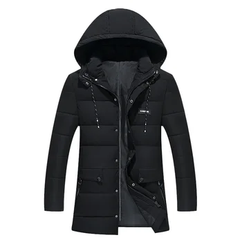 

2019 New Casual Long Plus Size Kurtki Zimowe Meskie