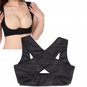 Adjustable Women Breast Back Support Belt Posture Corrector Corset Women Shoulder Back Body Shaper Hunchback Posture Corrector