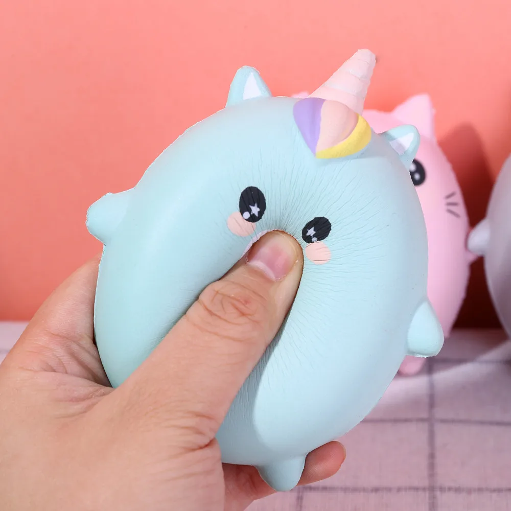 Squishies очаровательны животные замедлить рост для выдавливания крема Ароматические снятие стресса игрушечные лошадки 1,28