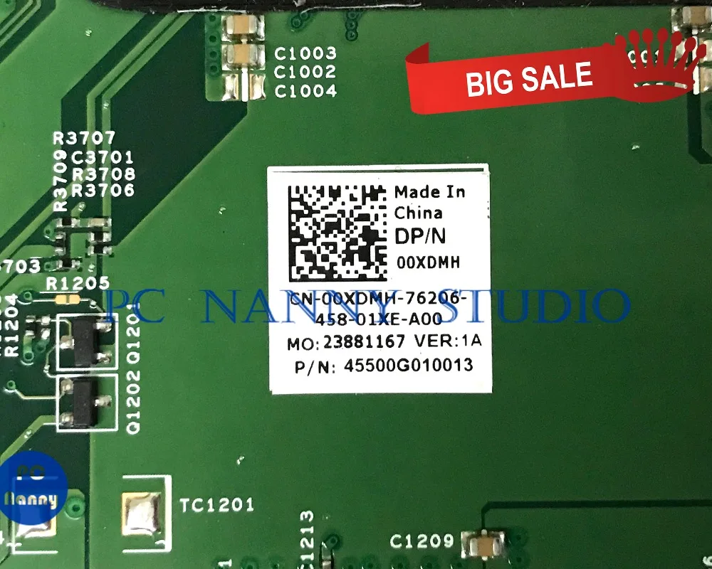 discounted  PC NANNY 00XDMH 0XDMH for Dell Inspiron 3542 Laptop motherboard / i3-4005U 13269-1 DDR3L tested