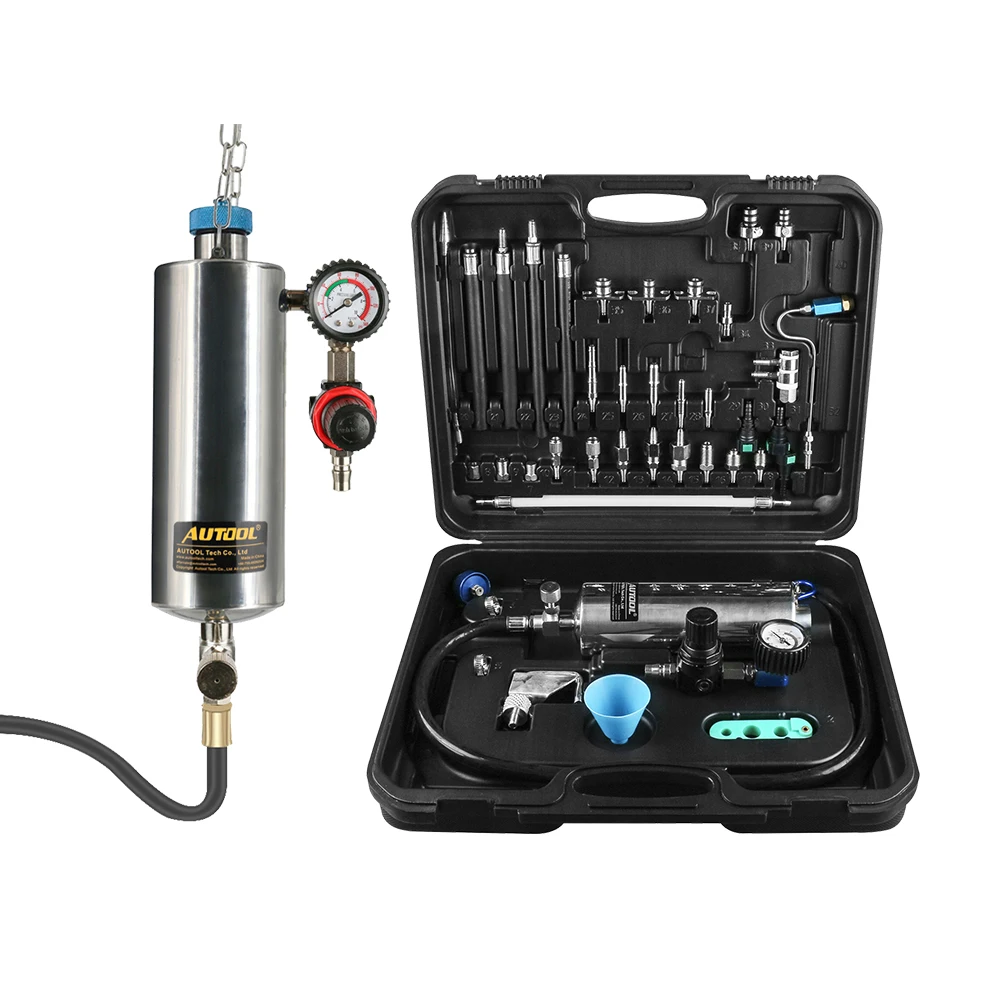  C100 Auto Fuel Injector Cleaner Tester Machine Car Fuel System Washing Non-Dismantle Fit For USA EU