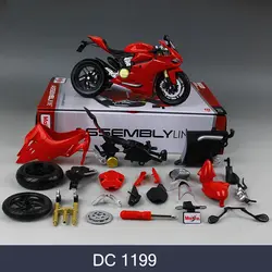 MAISTO DMH 1199 696 модель мотоцикла комплект 1:12 весы меаллическая Сборка DIY мотоцикл велосипед Модель игрушки для подарка коллекция