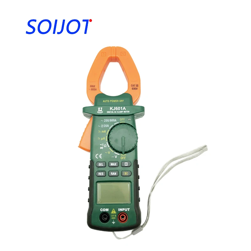 

SOIJOT digital multimeter KJ601A current clamp clamp AC / DC current voltage resistor tester