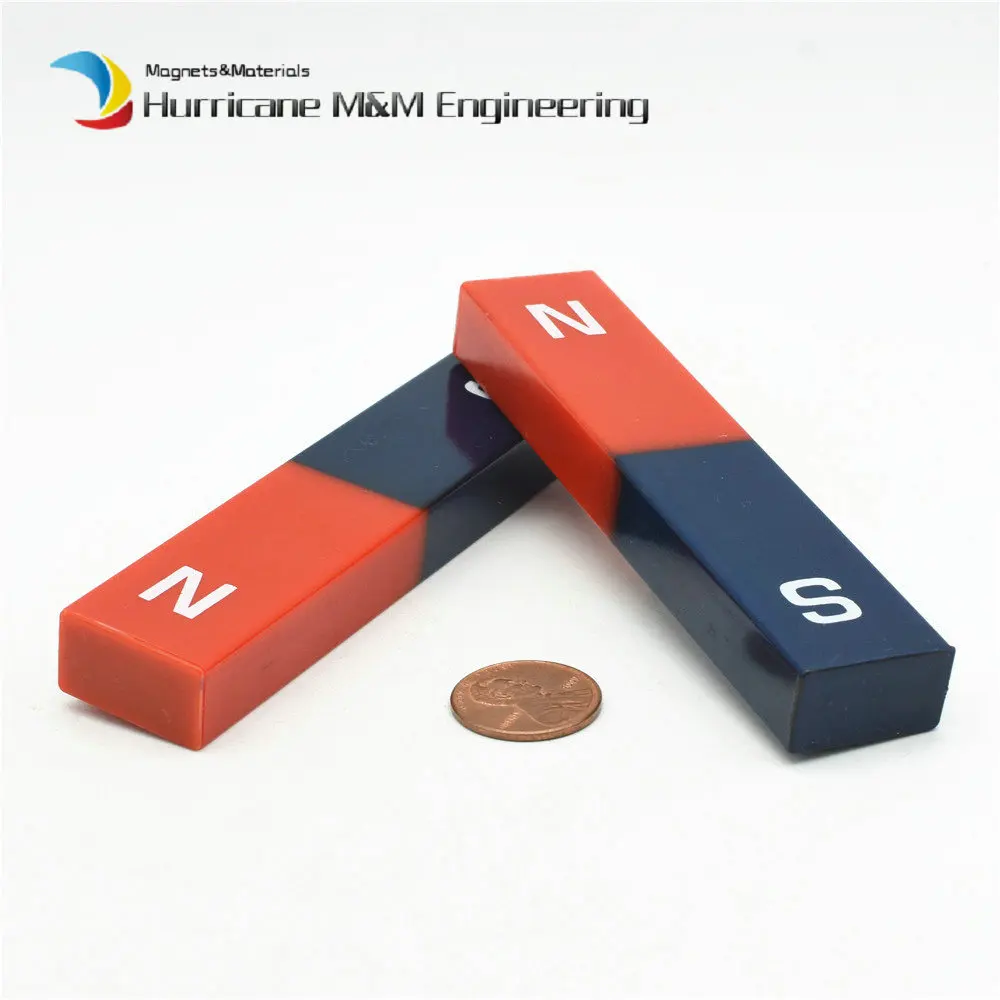 Магнитный обучающий магнитный инструмент магниты типа бар 100x22x12 мм с пластиковой