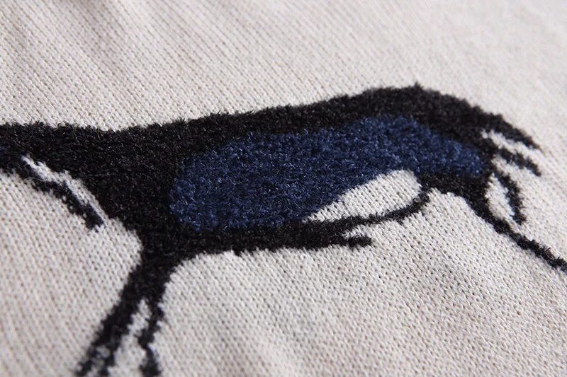 Spring 2019 New Style Bubble Horse Alphabet Pullover Round-necked Knitting White Sweater Women Clothing Pullovers Spring 2019 New Style Bubble Horse Alphabet Pullover Round-necked Knitting White Sweater Women Clothing Pullovers