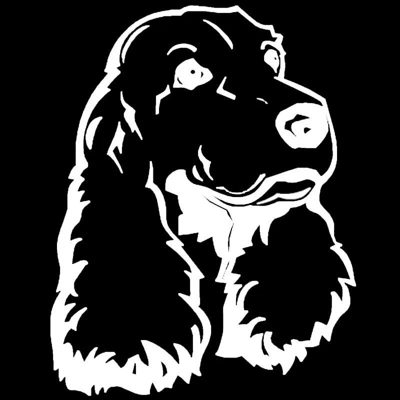 12-6-16CM-Cocker-Spaniel-Dog-Car-Stickers-Lovely-Vinyl-Decal-Car-Styling-Motorcycle-Decoration-Black (1)