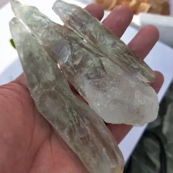 

1kg Natural Green crystal column stone raw Quartz and Mineral Healing reiki Crystals Specimen Stones home Decorating 50-70mm