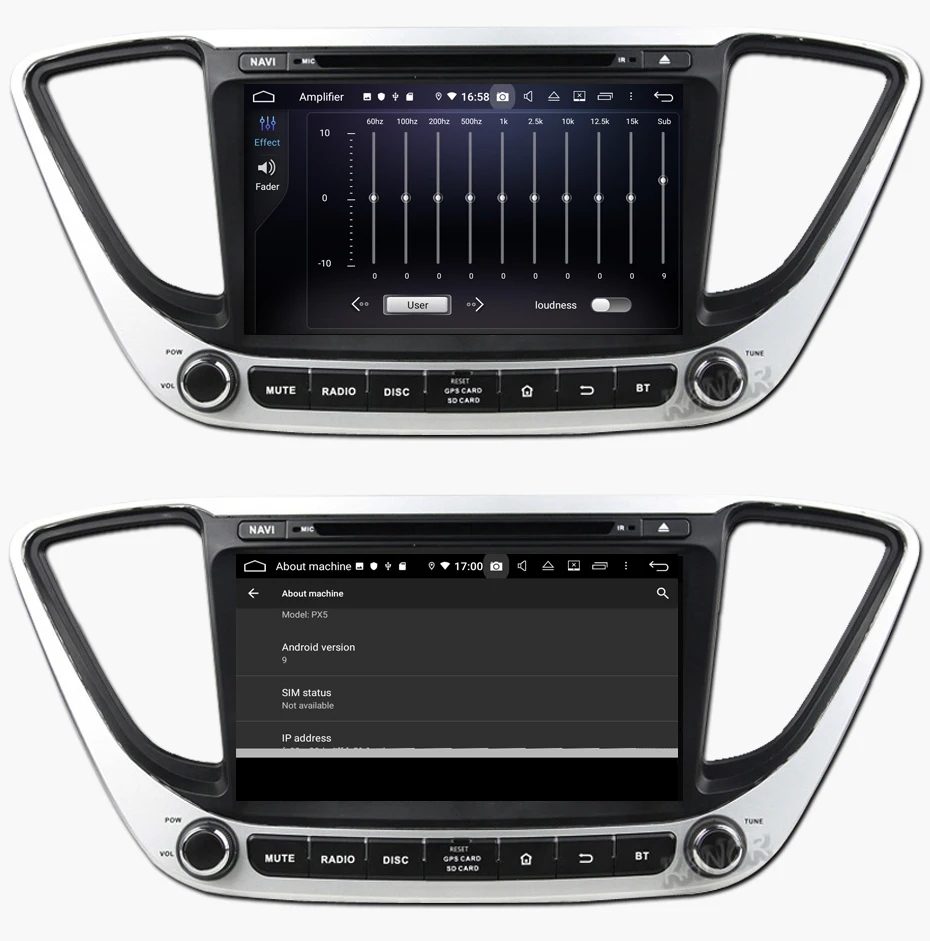 Cheap KANOR IPS Android 9.0 Octa Core 2din Car Radio For Hyundai Solaris Verna 2017 Navigation Radio Audio Video Player GPS Multimedia 15
