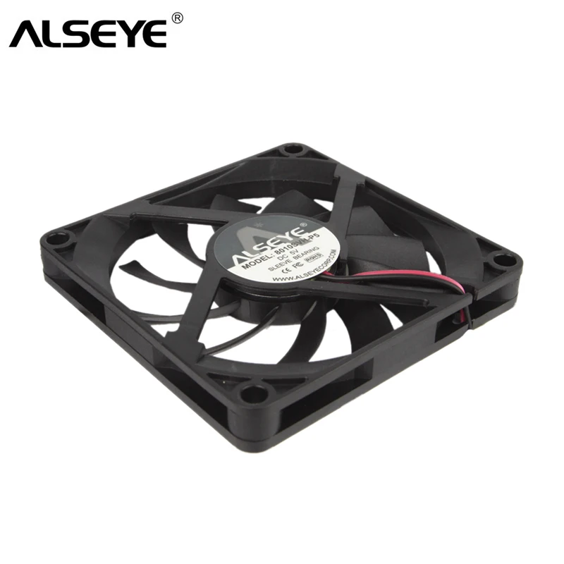ALSEYE 5V 80 мм кулер 2000 об./мин. 2pin PH2.0 разъем DC вентилятор охлаждения радиатора