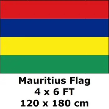 

Mauritius Mauritian Flag 120 x 180 cm 100D Polyester Large Big Flags And Banners National Flag Country Banner