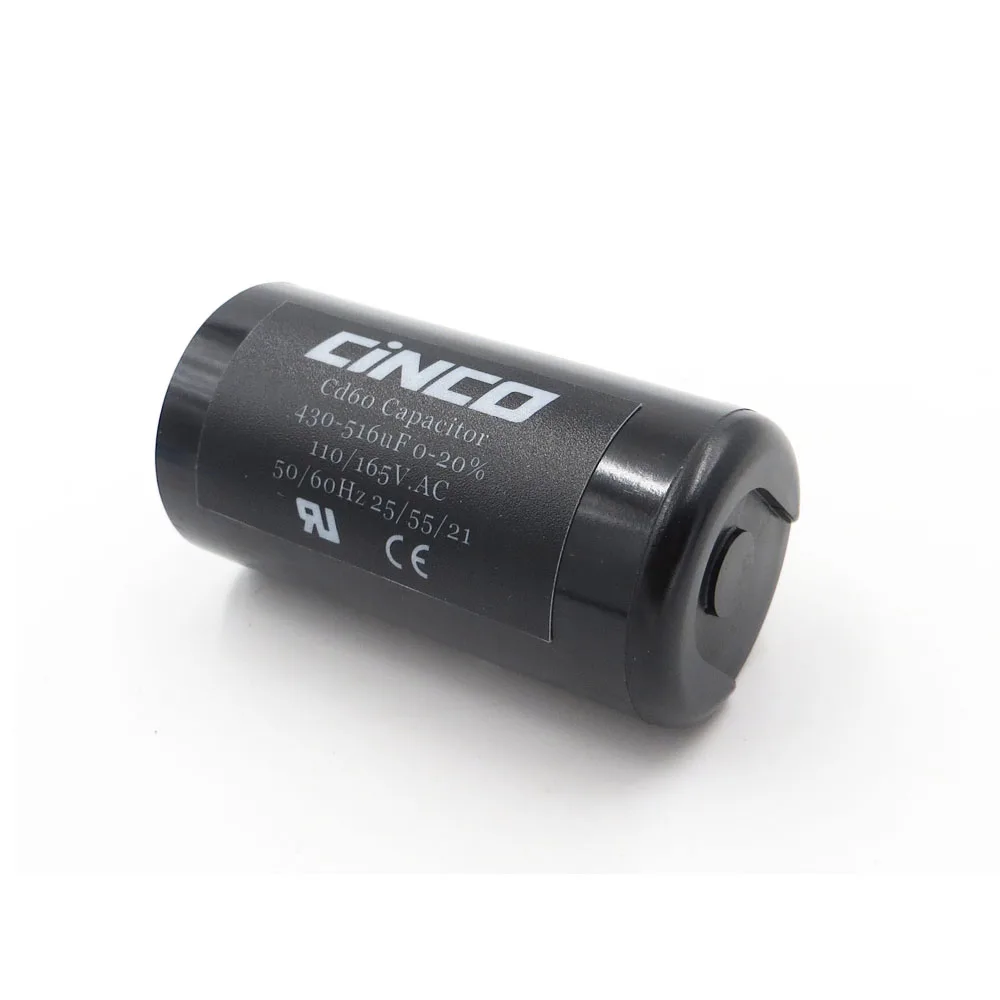 430 516 мкФ 110V 125V 165V CD60 мотор пусковые конденсаторы запуск двигателя ing mfd uf mf