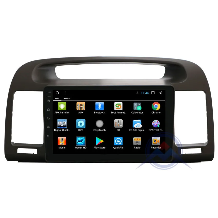 Top 9 inch Android Octa Core Car Multimedia player For TOYOTA Camry XV30 2000~2006 Car DVD GPS Radio Stereo with maps 2GB RAM 2