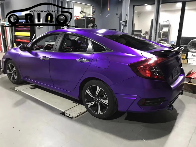 Pearl Metallic Satin Purple Vinyl Film-2