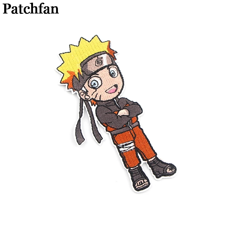 Patchfan Аниме Вышитые заплаты значки лоскутное шитье куртка с аппликацией из