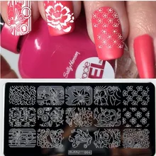 1 Nail Template Plates Nail Art Stamping Printing Tool Flowers Design Stamp Image Transfer Manicure #ZJOY004 1 Nail Template Plates Nail Art Stamping Printing Tool Flowers Design Stamp Image Transfer Manicure #ZJOY004