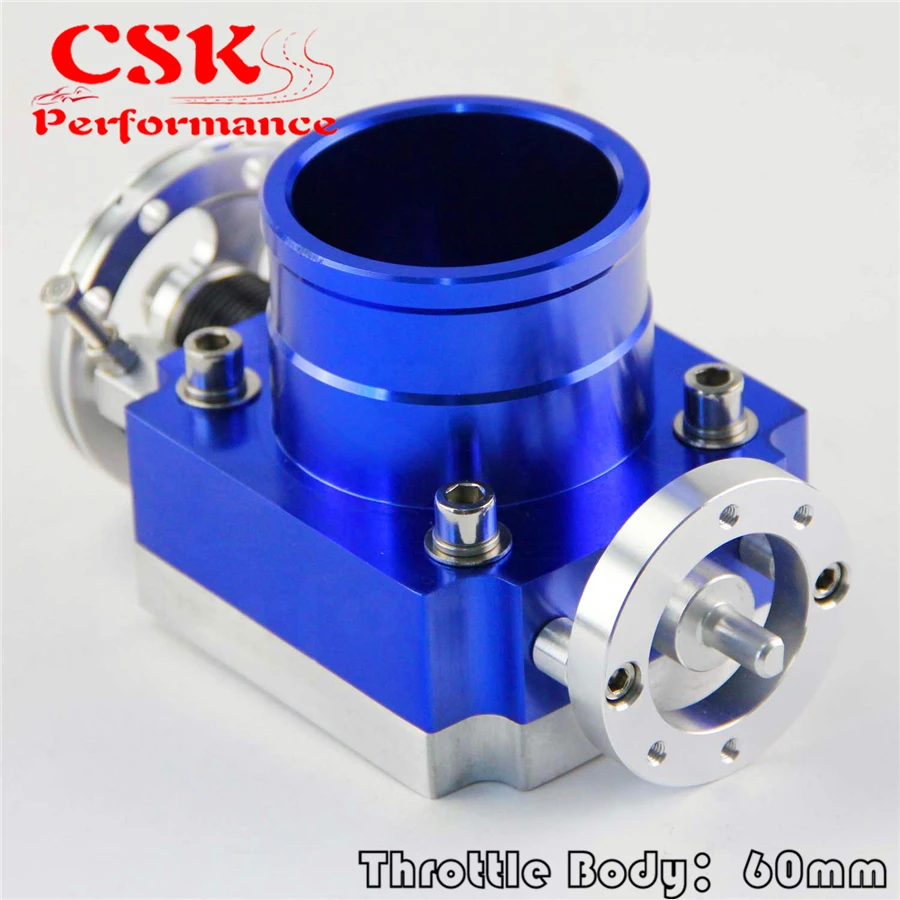 60 MM UNIERSAL 60MM VQ35TPS ALUMINUM THROTTLE BODY INTAKE MANIFOLD