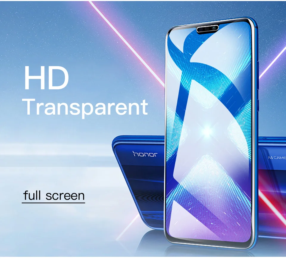 PZOZ закаленное стекло для huawei honor 8X Max 10 8 9 lite V10 V8 V9 Play 9i защита экрана телефона прозрачная 9H HD пленка