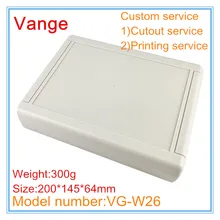 1 шт./лот литьевая форма коммутационная коробка 200*145*64 мм Корпус ABS пластиковый корпус diy оболочка для повторителя сигнала дизайн электроники