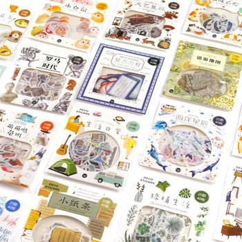 

40 Pcs/lot Travel Map Decorative Washi Stickers Scrapbooking Stick Label Diary Stationery Album Stickers Christmas Gift Labels