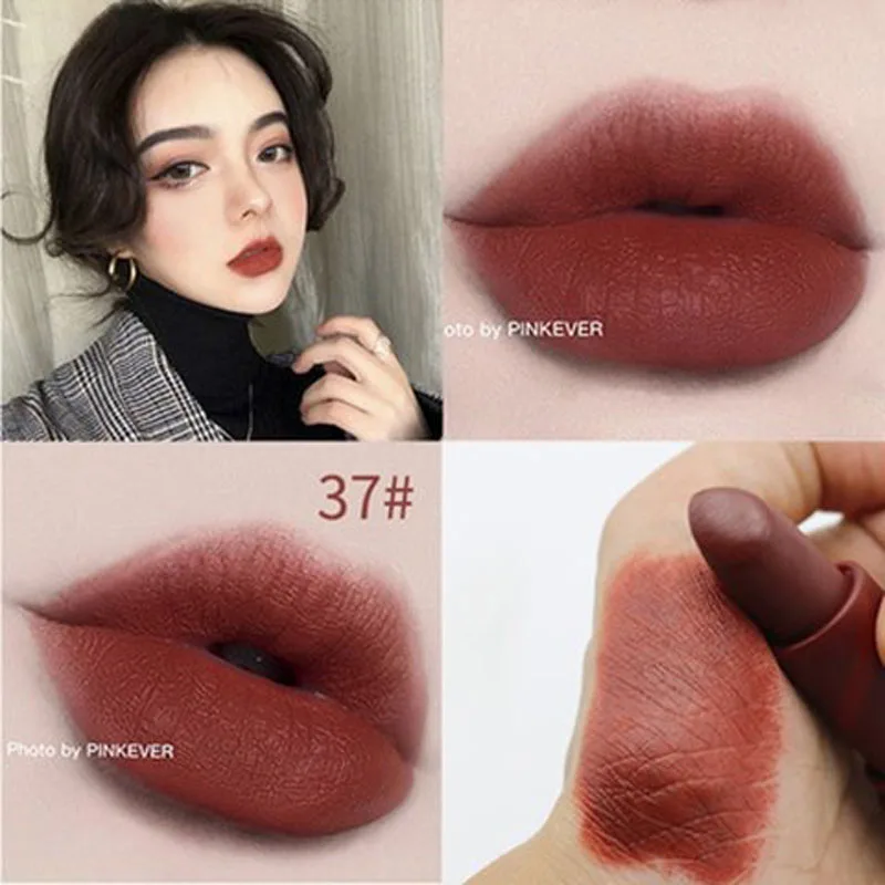 Us 4 81 Miss Rose Matte Lipstick Sexy Red Dark Vampire Jujube Red Lipstick Waterpoof Long Lasting 7 Colors 3 8 Brown Lipstick Ms058 In Lipstick From