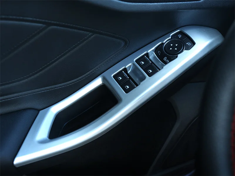 Аксессуары интерьер для Ford Focus 2019 2020 ABS углеродное волокно окно подъемник