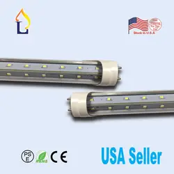 500 шт./лот T8 v-образный Light Tube 8ft 60 Вт G13/Fa8/R17D SMD2835 28LM/привело замена флуоресцентный эффект освещения лампы светодиодные трубки