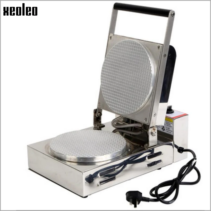 

Xeoleo Professional Cone maker Waffle Cone machine Egg roll maker 1100W 220V Stainless Steel Ice Cream Cone machine waffle maker