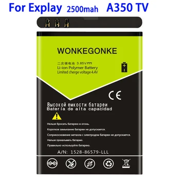 

WONKEGONKE Battery For Explay A350 TV Mobile Phone Batteries