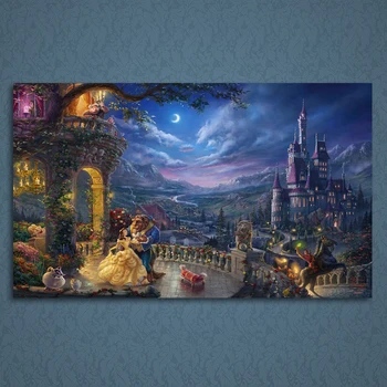 

5D Diy Diamond embroidery"Beauty beast"Cross Stitch full square diamond painting,puzzle,decorations for home Y2908