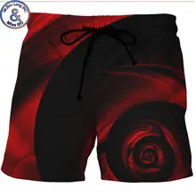 Для Мужчин's Hipster Лето быстросохнущая Пляж совета шорты-боксеры Мужские Шорты для купания бренд 3D Роза печатные платы Шорты для женщин Пляжная Шорты для женщин masculino