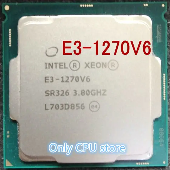 Intle четырехъядерный процессор для компьютера 3 8 ГГц V6 ПК E3 1270 бесплатная