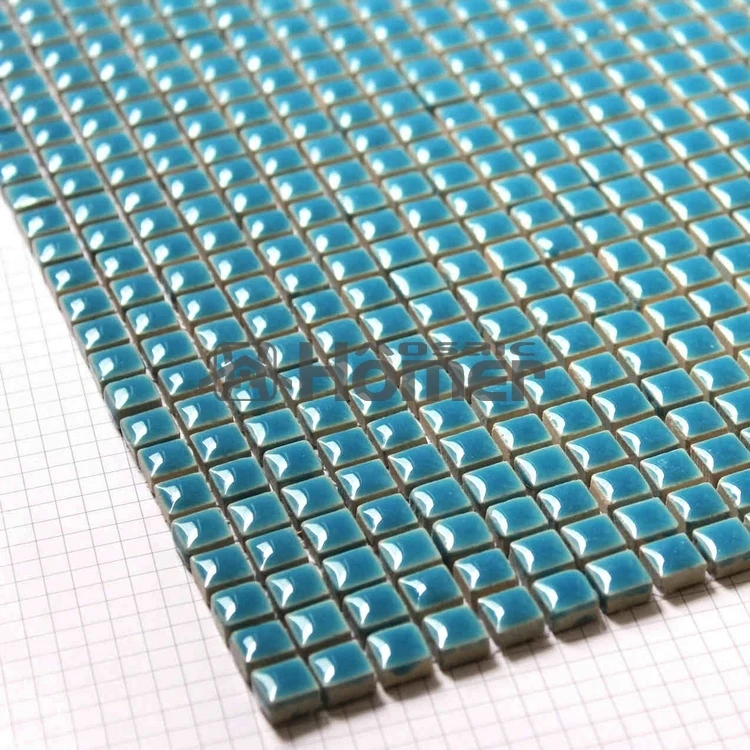 Shipping Free Light Blue Mini 3 8 Ceramic Mosaic Tile Sheet Ceramic Mosaic Tile Sheet