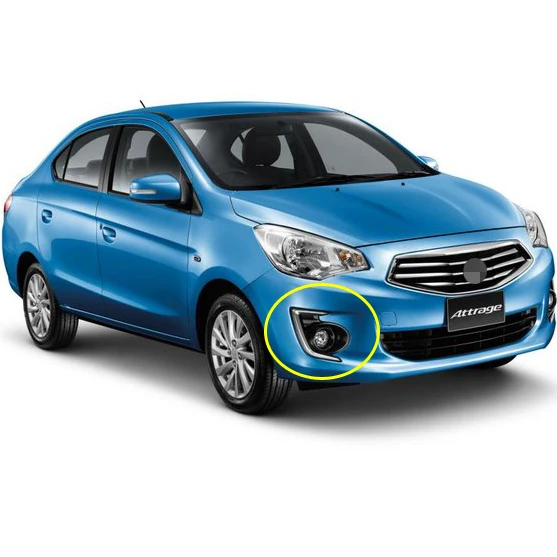 Для Mitsubishi Attrage/Mirage G4 2013 Ясно Бампер Туман огни Aftermarket комплект противотуманных фар w/лампы H11 переключатель провод винт