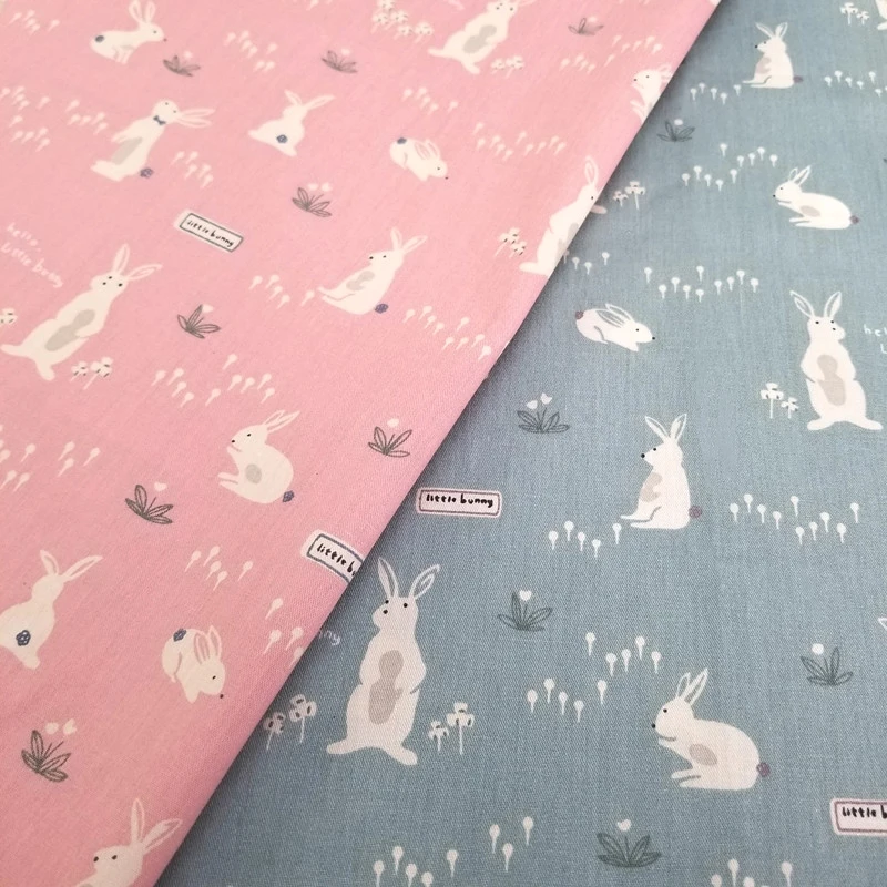

Printed Bunny Kids Cotton Patchwork Cloth DIY Sewing Quilting Fat Quarters Material For Baby&Child