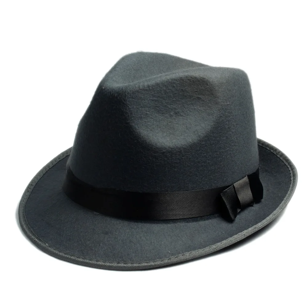 Women's Men's Fedora Crushable Genuine Felt Bush Sun Hat Trilby Gorra