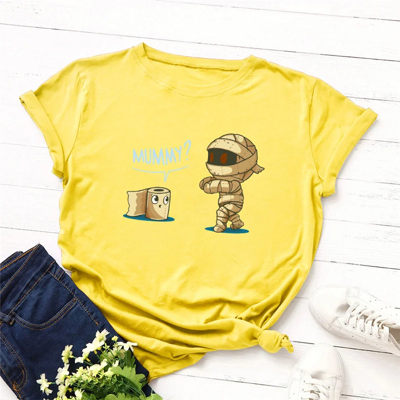 

Plus Size S-5XL Mummy Letter Print Women Tshirt Cotton Funny Women O Neck Short Sleeve Summer TShirt Tops T Shirts Women Shirts