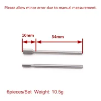 end mill 6pcs עץ גילוף toolsTungsten פלדת חריטת סכין End Mill נתב Bit עץ כרסום קאטר גילופי זית אמבר Kernel (2)