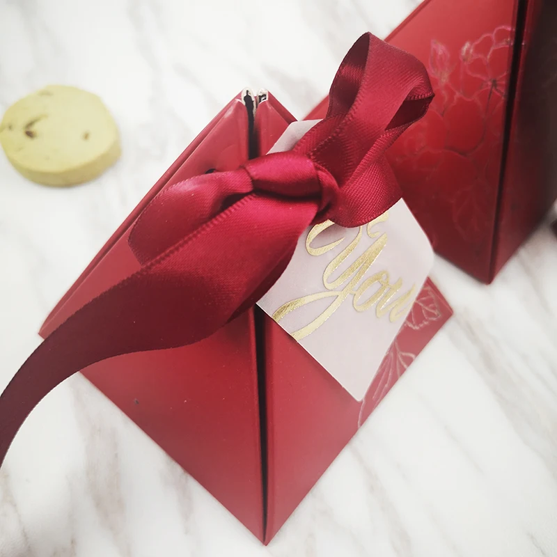 50 20 100 шт треугольная пирамида Подарочная коробка свадебные сувениры и подарки коробка конфет подарок для гостей Свадебная вечеринка День рождения украшения