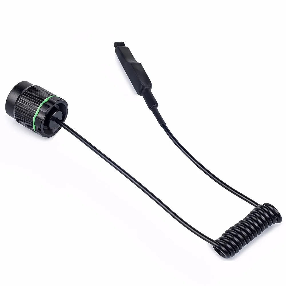 Uniquefire тактический светодиодный фонарик 1508-38mm-XRE 3 режима перезаряжаемая лампа факел + дистанционное давление + зарядное устройство + прицела