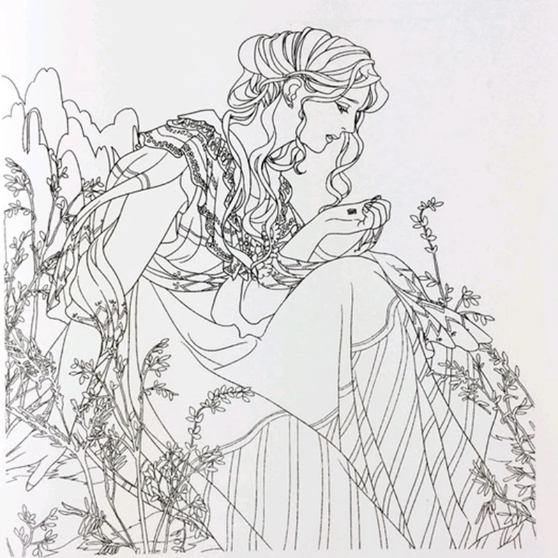 美女と野獣ぬりえ大人の子供抗ストレスアートブック曼荼羅シークレットガーデン静音色描画 25 25 センチメートル 24 ページ Books For Adults Coloring Books For Adultscoloring Book Aliexpress
