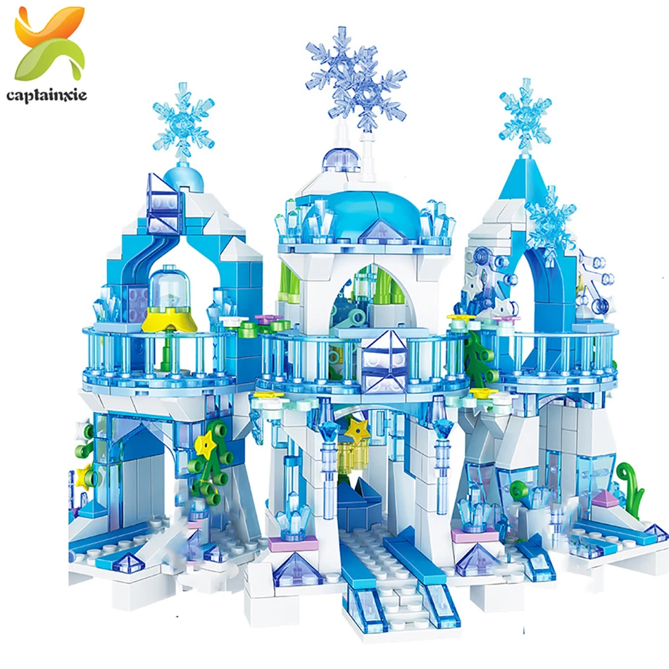 

463pcs Anna Architecture Girls Friends Princess Castle Building Blocks legoings DIY bricks Toys For Children