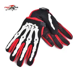 Pro-байкер Скелет Перчатки Moto крест Мужчины Moto rcycle Racing Перчатки Guantes Luvas de Moto Ciclista Ганц Moto Велосипеды горные перчатки