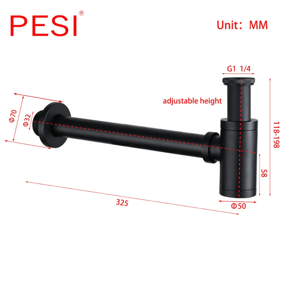 Luxury Snappy Round Bottle Trap Bathroom Basin Sink Tap Bottle Trap Drain Kit Waste P-TRAP Pop Up Drain with Overflow,Wholesale.