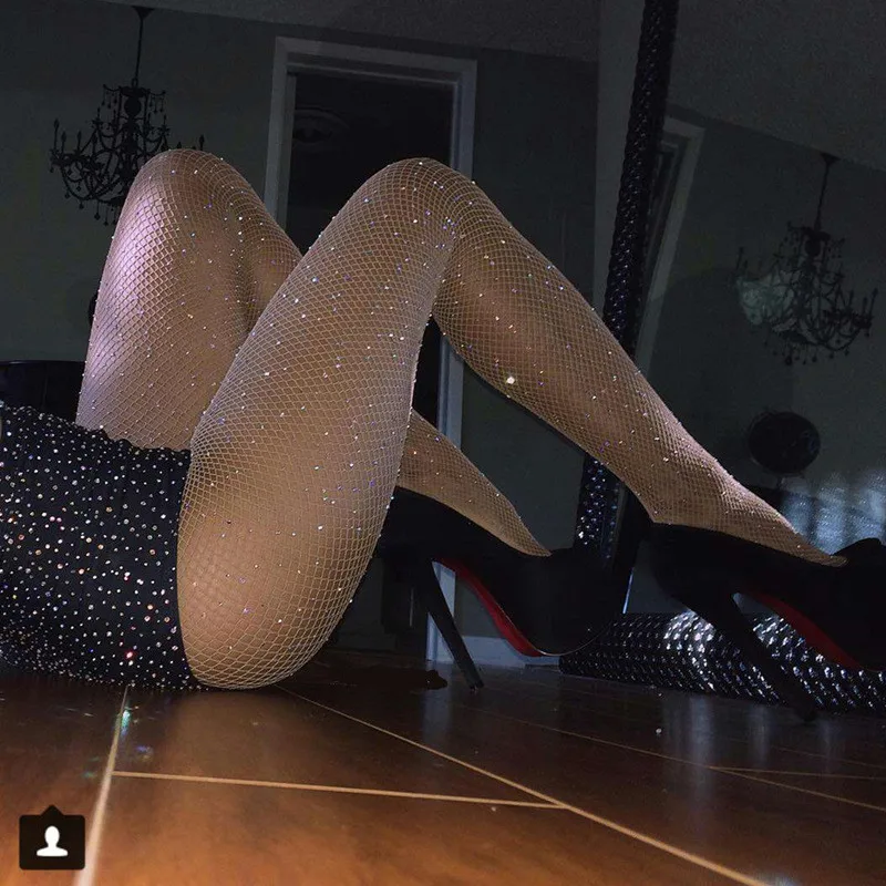 

Exotic Apparel sexy lingerie hot pantyhose shining Rhinestone decoration porno teddy hose intimates sexy underwear hose 7 colors