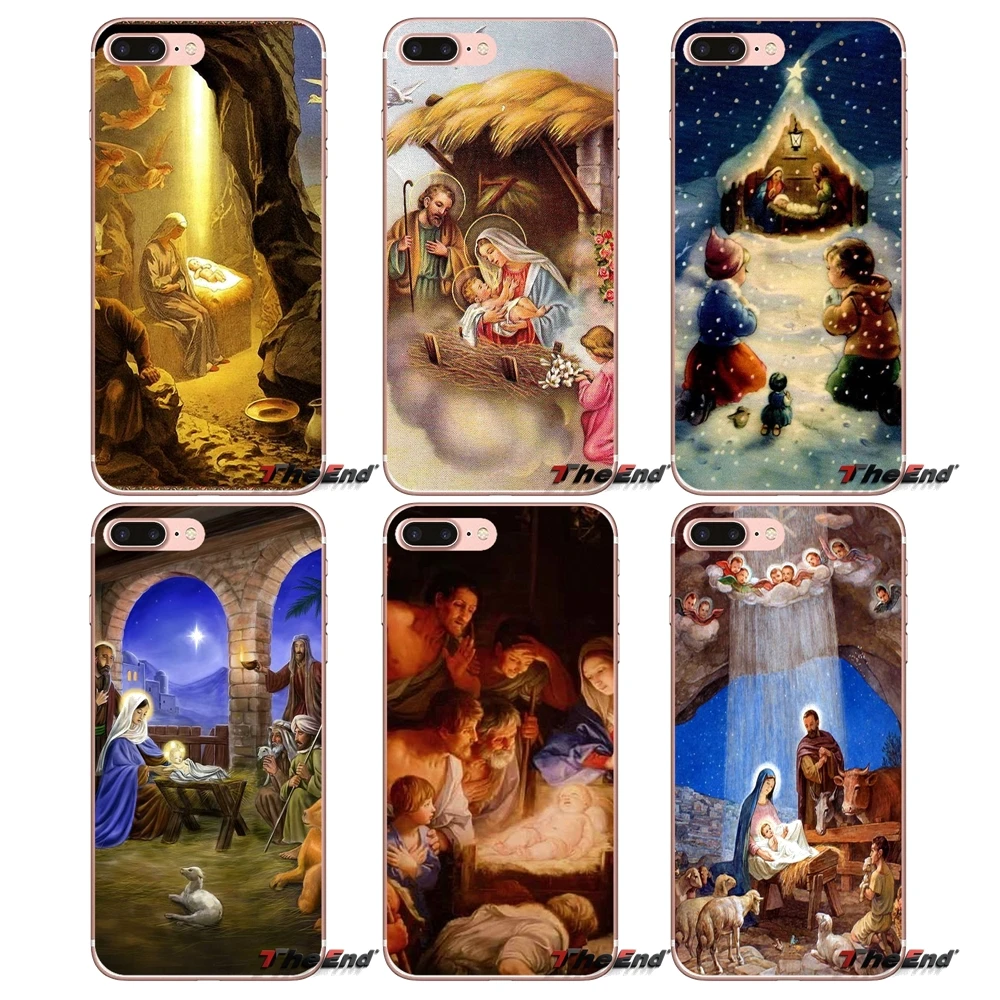 

Nativity Scene Christmas Art Soft TPU Case For Huawei G7 G8 Ascend P7 P8 P9 Lite Honor 4C 5X 5C 6X Mate 7 8 9 Y3 Y5 Y6 II Pro