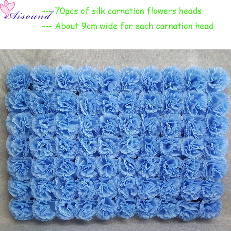 Blue wedding flowers
