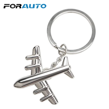 

FORAUTO Car Keyring Pendant Creative Gift Keyfob Design Metal Alloy Mini Air Plane Key Chain Ornament