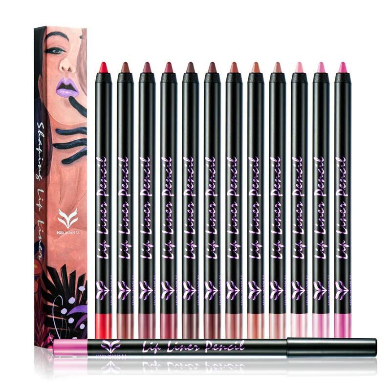 Матовая помада для губ Женская матовая помада Lipliner Make up Cosmetics водостойкая Помада карандаш maquiagem mate batom Contour Stick